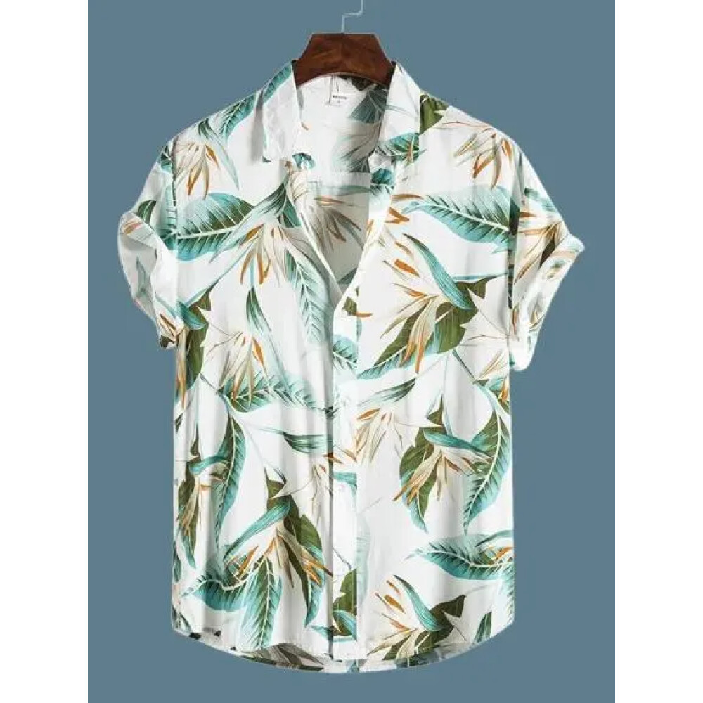 Men's Latest Lycra Printed Shirt