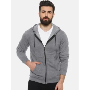 Men's New Cotton Solid Full Sleeves Jacket